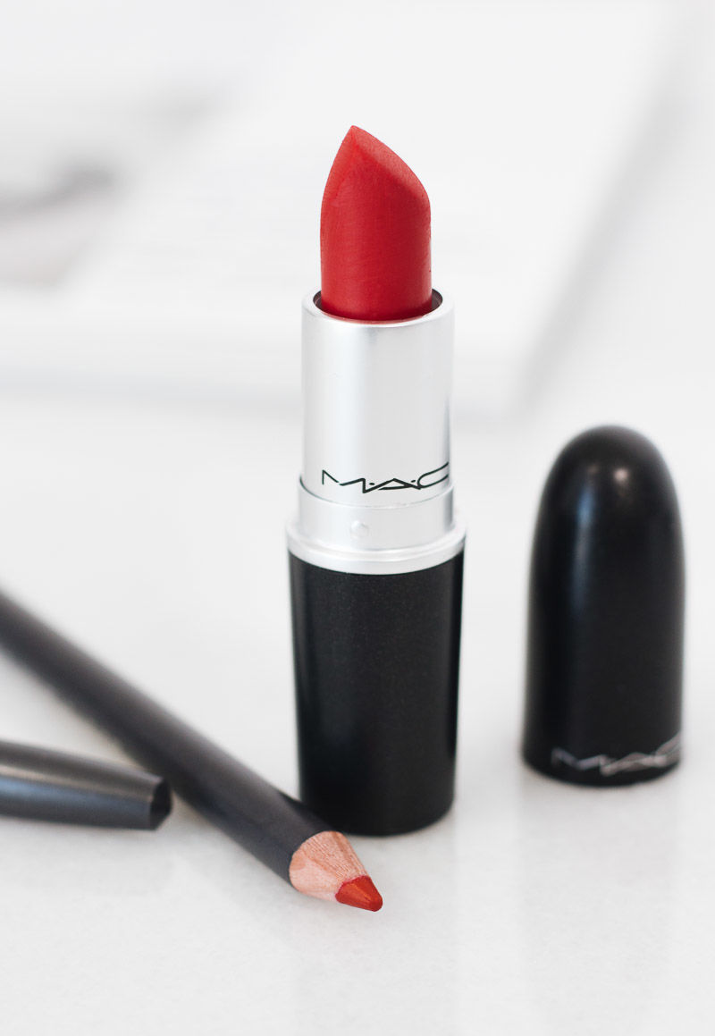 red lipstick mac ruby woo review